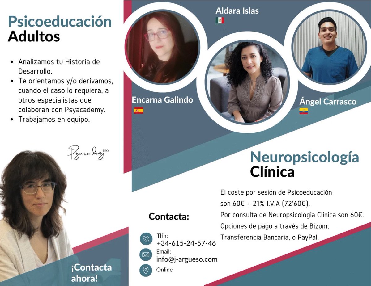 Nos siguen llegando adultos buscando “las pruebas del TDAH”, o “las del TEA”, o “las de AACC”. De verdad, que no funciona así 😅 Tú cuéntanos qué te pasa y nosotros analizamos tu historia de desarrollo, te acompañamos, los neuropsicólogos explorarán tu cognición, y se llegará a