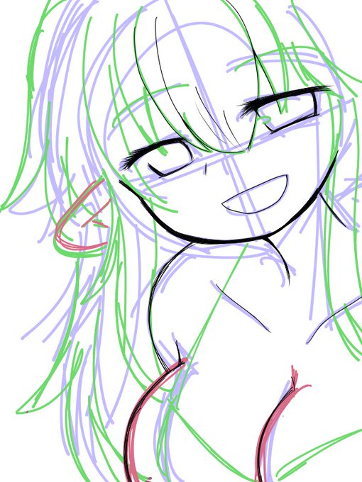 ラフ汚すぎてどうしたらいいんだの構え 