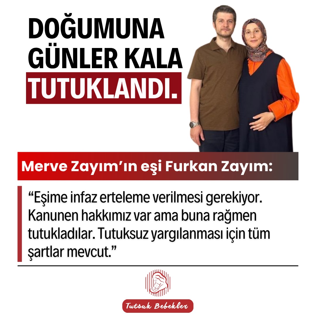 Anne karnındaki bir bebekle cezaevi arasında nasıl bir bağ kurulabilir? Bu yanlış karardan bir an önce dönülmeli.
<a href="/adalet_bakanlik/">T.C. Adalet Bakanlığı</a>
<a href="/AliYerlikaya/">Ali Yerlikaya</a>
Bebek CezaevindeMiDoğsun