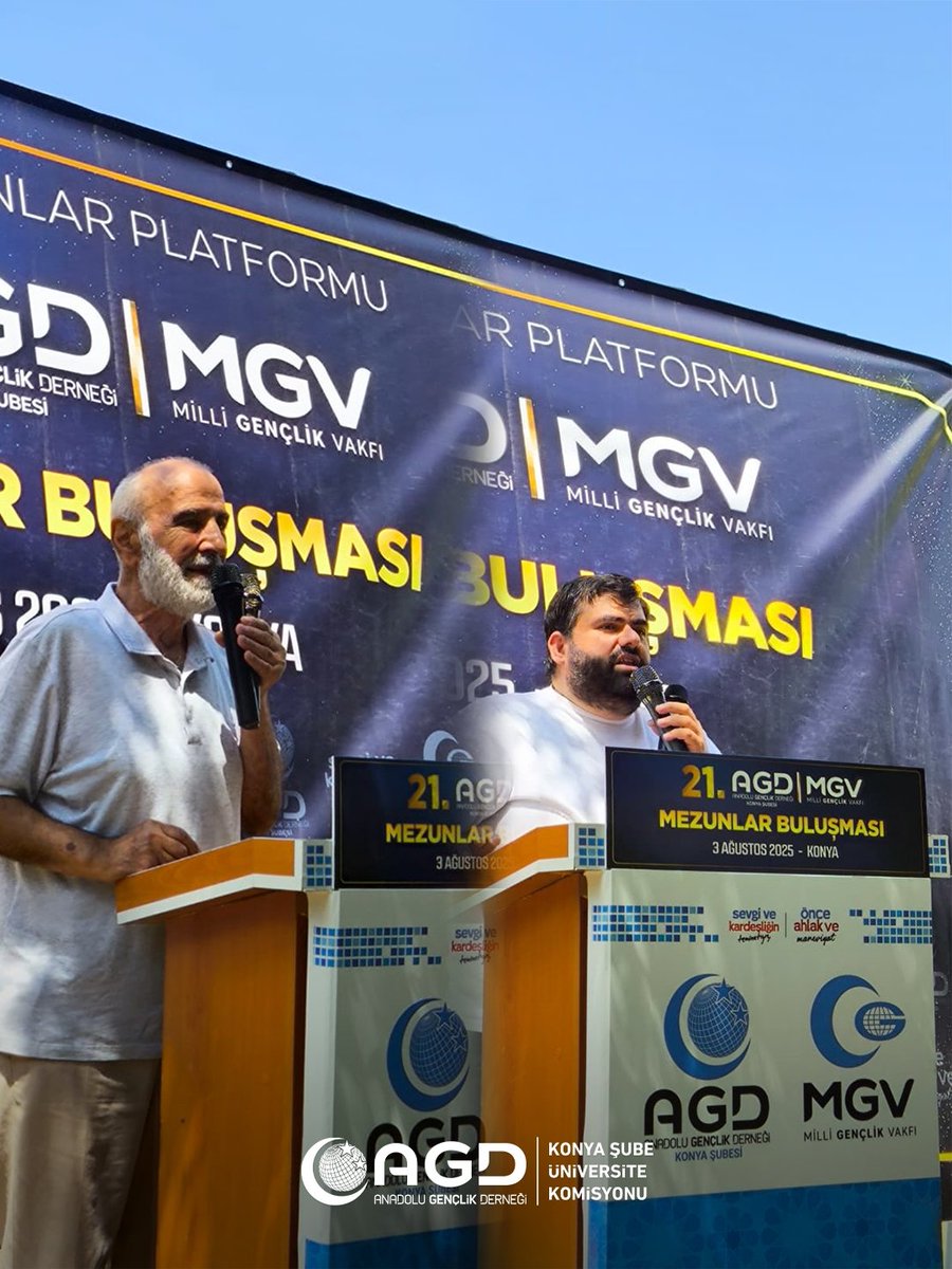 "21. AGD&amp; MGV ve Mezunlar Platformu Mezunlar Buluşması icra edildi. Şube Üniversite Komisyonu olarak, geçmiş yıllarda bizim geçtiğimiz yollardan geçmiş kıymetli ağabeylerimizle tanışma, sohbet etme ve kaynaşma fırsatı bulduk."  #AnadoluGençlikDerneği