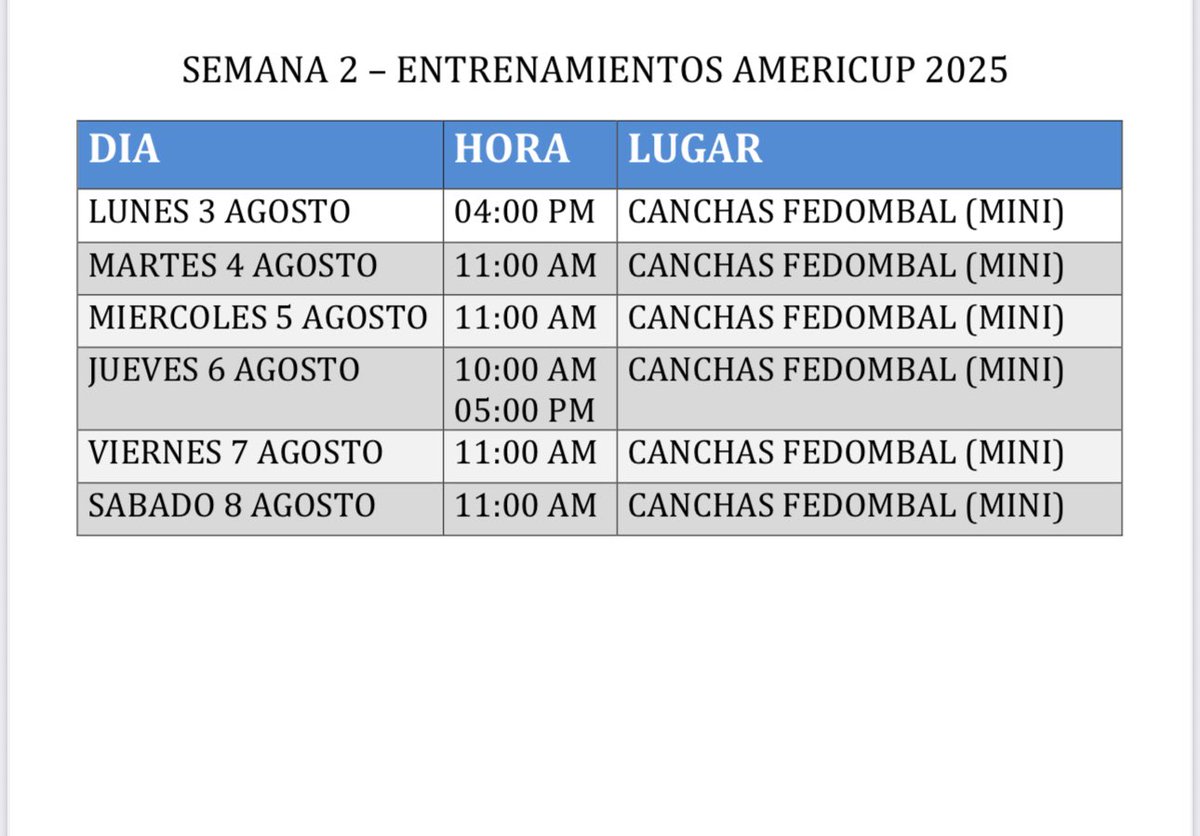 William Aish 🇩🇴 (@williamaish) on Twitter photo Práctica formal de la <a href="/RDBSeleccion/">Selección de Baloncesto de la República Dominicana</a> inician este lunes a las 4 pm en la cancha de <a href="/FedombalRD/">Federación Dominicana De Baloncesto</a> en el Centro Olímpico, al lado del estadio de béisbol. Los entrenamientos de cara al <a href="/AmeriCup/">FIBA AmeriCup</a> Práctica formal de la <a href="/RDBSeleccion/">Selección de Baloncesto de la República Dominicana</a> inician este lunes a las 4 pm en la cancha de <a href="/FedombalRD/">Federación Dominicana De Baloncesto</a> en el Centro Olímpico, al lado del estadio de béisbol. Los entrenamientos de cara al <a href="/AmeriCup/">FIBA AmeriCup</a>