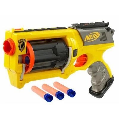 theBullchet's tweet photo. The 2003 Toyota Corolla of Nerf guns. Maverick was a thing of beauty. #nerfornothing https://t.co/iUBH6IReyg