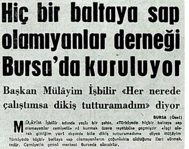 Zafer Partisi, İYİ Parti, Milli Yol Partisi ve Bağımsız Türkiye Partisi Katkıları ile hazırlanan Hiç Bir Baltaya Sap Olamayanlar Derneği'nin Genel Kurulu Bursa'da gerçekleştirildi 😂