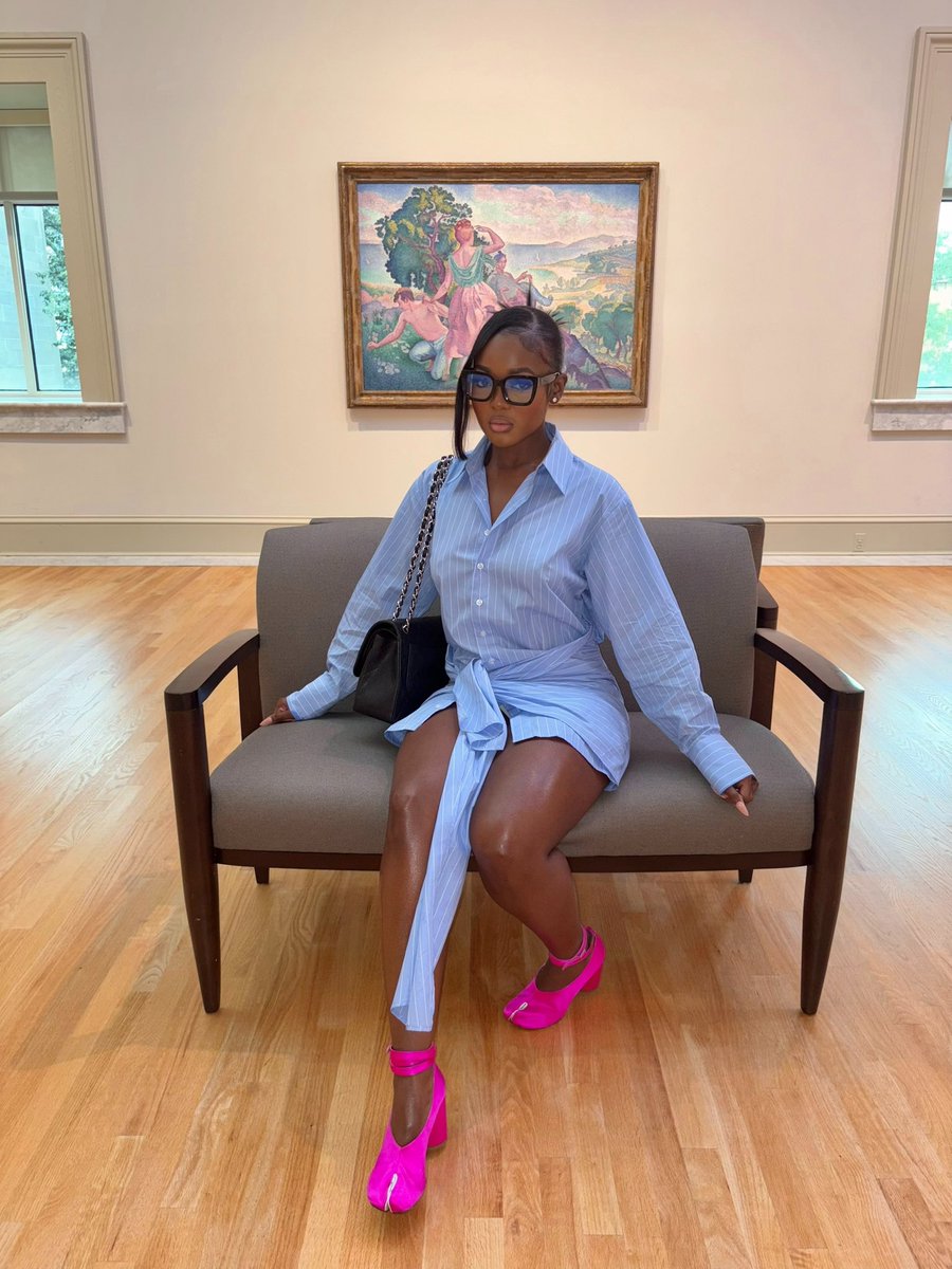 NayaAshley_'s tweet image. Margiela poster girl 👧🏾🎀