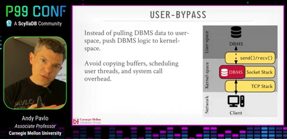 P99CONF (@p99conf) on Twitter photo Instead of copying data over into user space, BPF-DB executes many database operations in the kernel itself. @Andy_Pavlo introduced how BPF-DB can be implanted via #eBPF at #P99CONF and <a href="/Joab_Jackson/">Joab Jackson</a> weighed in on the talk via <a href="/thenewstack/">The New Stack</a>. ow.ly/LB5r50TXes8
#ScyllaDB Instead of copying data over into user space, BPF-DB executes many database operations in the kernel itself. @Andy_Pavlo introduced how BPF-DB can be implanted via #eBPF at #P99CONF and <a href="/Joab_Jackson/">Joab Jackson</a> weighed in on the talk via <a href="/thenewstack/">The New Stack</a>. ow.ly/LB5r50TXes8
#ScyllaDB
