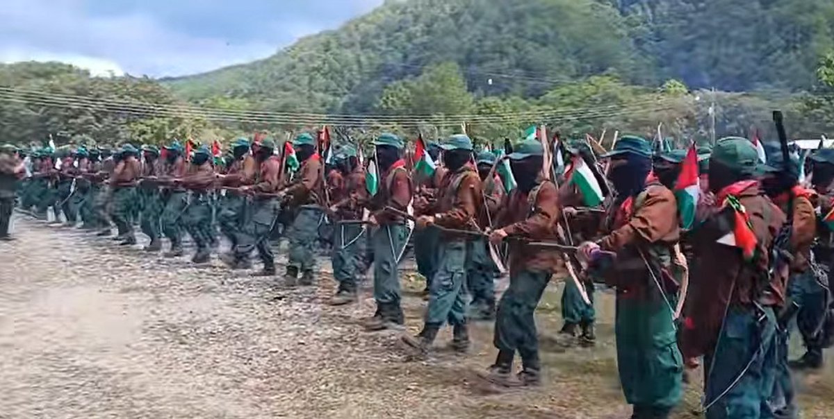 El #EZLN hoy marchando con banderas de Palestina
facebook.com/watch?v=782024…
