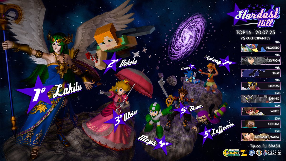 Aí vai a arte do top 16 do Stardust Hill (20/7/2025)

Arte por PHVortt

Parabéns a todos os competidores e a nossa cena como um todo!
