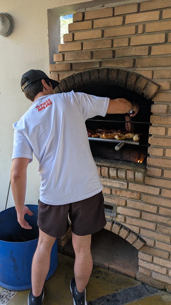 Trollfarmer (@_trollfarmer) on Twitter photo No pizza today - Brazilian BBQ instead for <a href="/Pizza_Ninjas/">Pizza Ninjas</a> !
<a href="/joaopedronbello/">João Pedro Bello</a> rocking the churrasco 🧡 No pizza today - Brazilian BBQ instead for <a href="/Pizza_Ninjas/">Pizza Ninjas</a> !
<a href="/joaopedronbello/">João Pedro Bello</a> rocking the churrasco 🧡