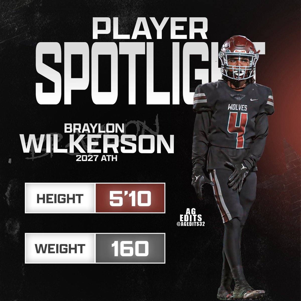 Braylon Wilkerson (@braylonwilk2027) on Twitter photo Huge thanks to <a href="/AGEDITS32/">AG Edits</a> for the fire edit! Really appreciate the love 🙌🔥🙏 #Grateful <a href="/DMWolvesFB/">Desert Mountain Wolves Football</a> <a href="/coachconrad41/">Coach Conrad Hamilton</a> <a href="/LoganRadke/">Logan Radke</a> Huge thanks to <a href="/AGEDITS32/">AG Edits</a> for the fire edit! Really appreciate the love 🙌🔥🙏 #Grateful <a href="/DMWolvesFB/">Desert Mountain Wolves Football</a> <a href="/coachconrad41/">Coach Conrad Hamilton</a> <a href="/LoganRadke/">Logan Radke</a>