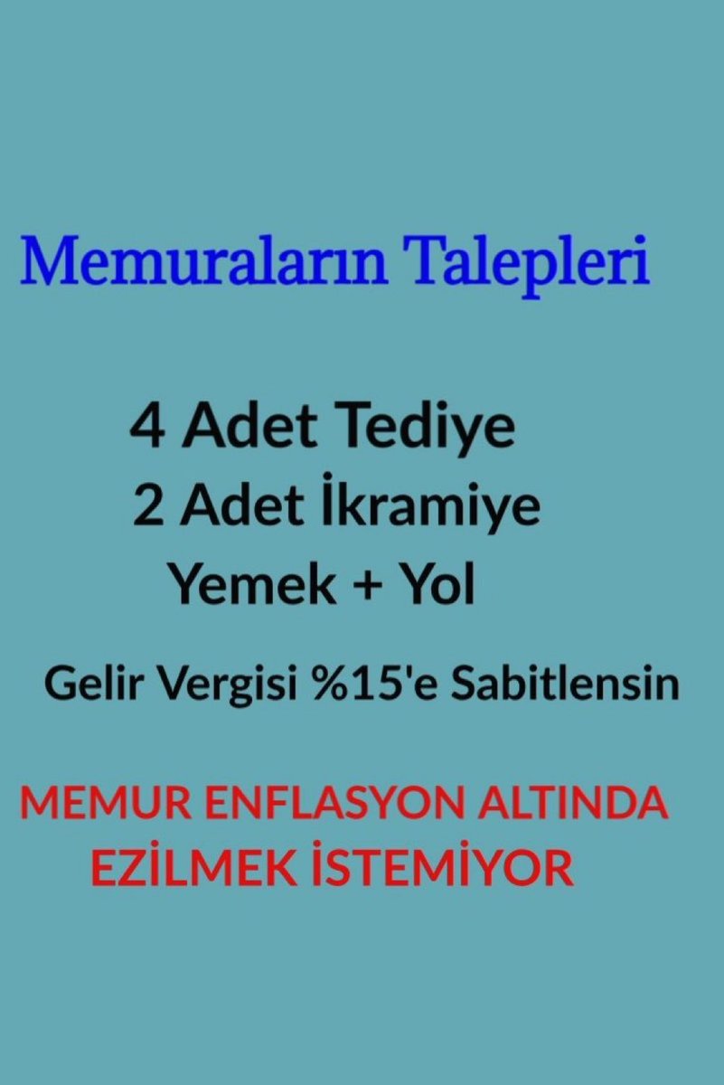 #İşçiyeKepçeyleMemuraKaşıkla