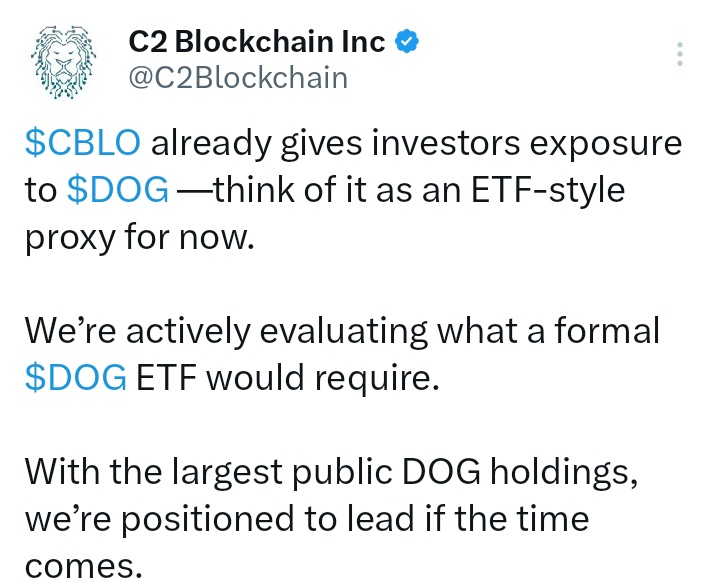 hetcetaria's tweet photo. This is the kind of quiet catalyst that sends shockwaves later.
$DOG isn’t just a meme anymore — it’s becoming infrastructure.
The smartest plays are always misunderstood at first.
This is how giants are born. 🐶🚀
#DOGETF #CBLO #Runes #DOGGO #Bitcoin https://t.co/jrRfUaii3o