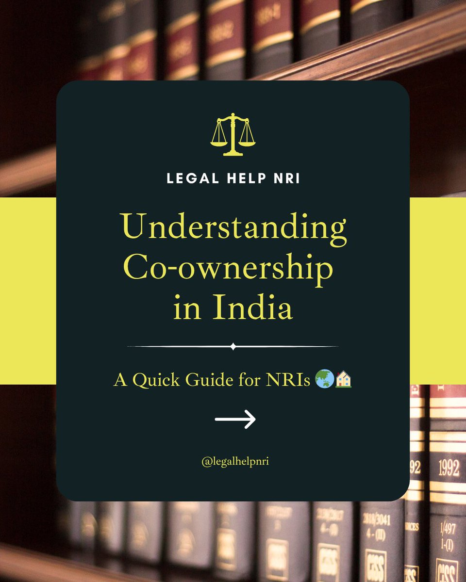 Simonandjoseph1's tweet image. #NRIPropertyDisputes #LegalHelpNRI #CoownershipIndia #PropertyLawIndia #PartitionSuit #LawyerForNRIs #KnowYourRights #FreeConsultation #NRIlegalupdates #IndianLawExperts