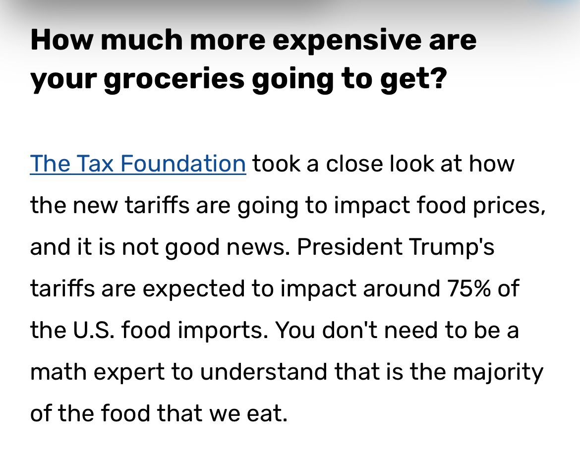 Walmart, Target, Nike, Stanley Black &amp; Decker, Procter &amp; Gamble and others have all announced price increases are coming BECAUSE OF TARIFFS. 

Friday’s jobs report - and the ass-ugly revisions to the two previous months - was BECAUSE OF TARIFFS. 

Steelmaker Cleveland-Cliffs,