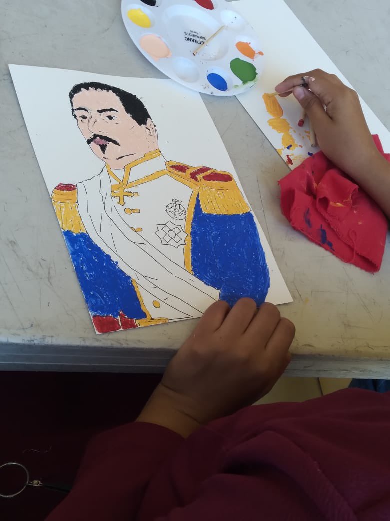 museomilitaresa's tweet image. 🎨 ¡Un éxito el taller “Retratando la Historia”!
Gracias a quienes nos acompañaron y plasmaron el pasado con tanto talento.
#MuseoMilitar #RetratandoLaHistoria #ArteConHistoria