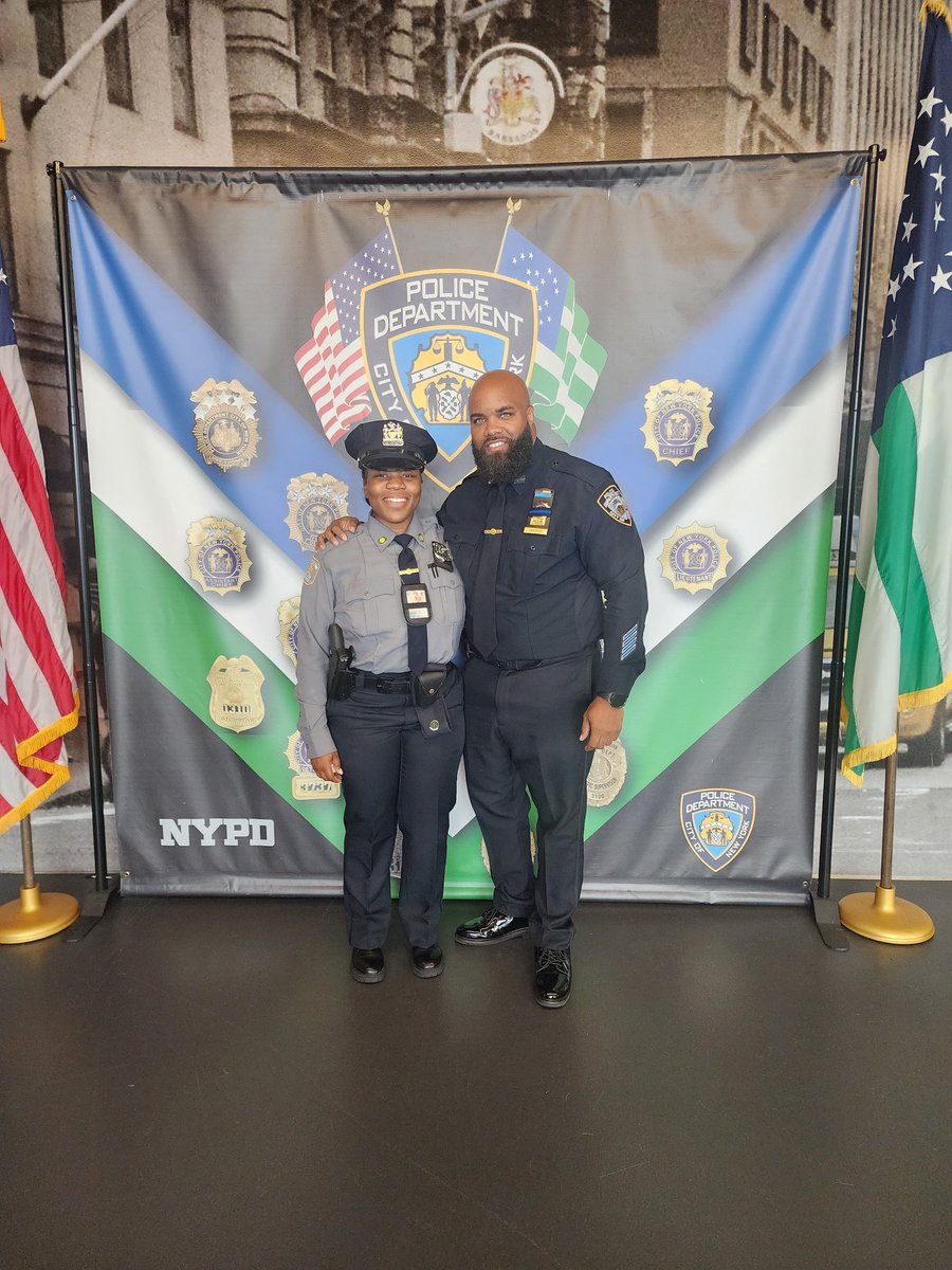 Friday was Gun and Shield Day, for so many recruits the start of their careers. Our Community Affairs Officers &amp; Explorer Coordinator had the honor of pinning  these officers who they mentored through this process of joining the best police dept in the world. Welcome to the NYPD.