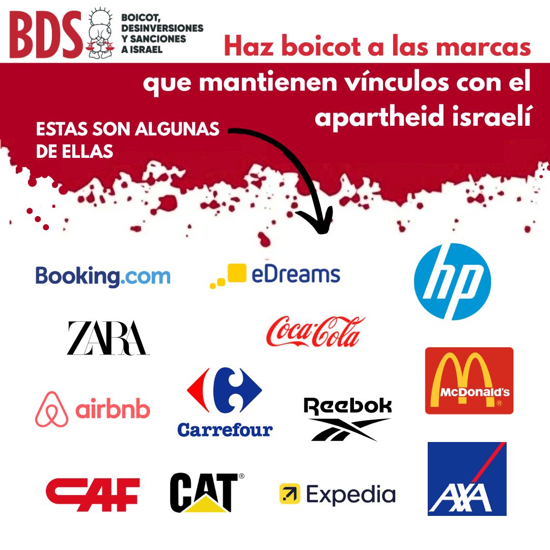 Estas son algunas de las multinacionales que están apoyando el genocidio perpetrado por Israel al pueblo de Palestina.