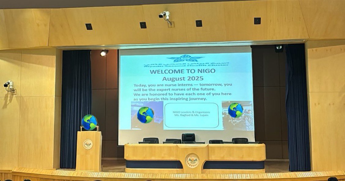 UserDanahT's tweet photo. 3Aug 2025

I'm excited to share that I have begun my internship journey, at KFMC #KFMC 

بِـ إسمك اللهم نخوض دروبًا جديدة آملين أن لا نتعثر ،اللهم أينما سارت قلوبنا و أينما كانت خطواتنا اجعلنا موفقين مباركين💛 https://t.co/ZkCL5BmoNk