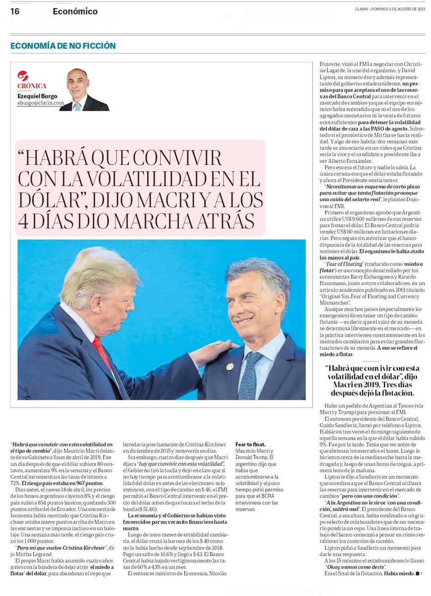 El Hamlet de nuestra economía ("Flotar o no flotar, esa es la cuestión"), hoy en Economía de No Ficción, la columna en Clarín con historias de piel y hueso sobre cómo es laburar en política económica.

👇
clarin.com/economia/convi…