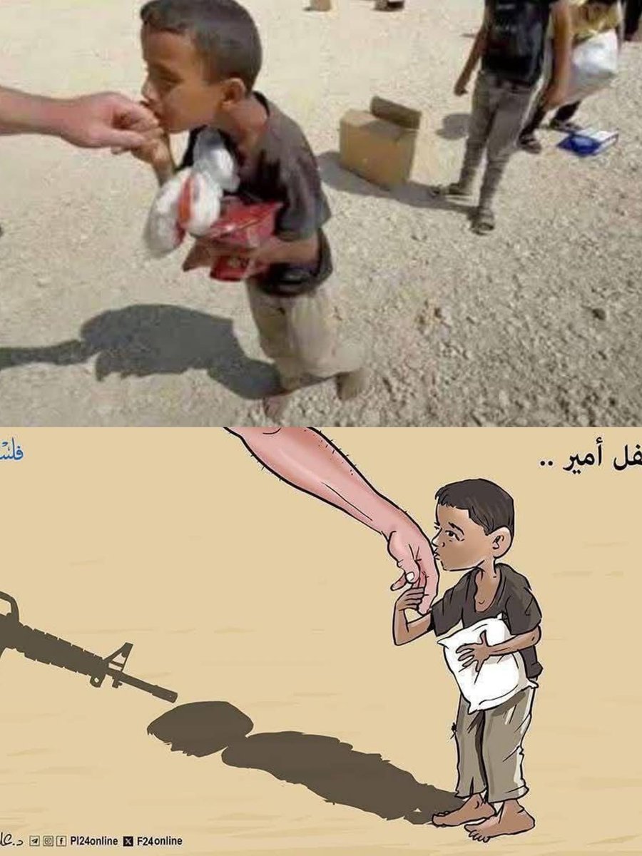 Antes de ser asesinado por el gobierno genocida de Israel, el niño Amir caminó 12 kilómetros descalzo hacia los puestos de "ayuda", controlados por empresas privadas de EE.UU. e Israel; en un intento desesperado por conseguir alimentos bajo el brutal asedio militar y el bloqueo