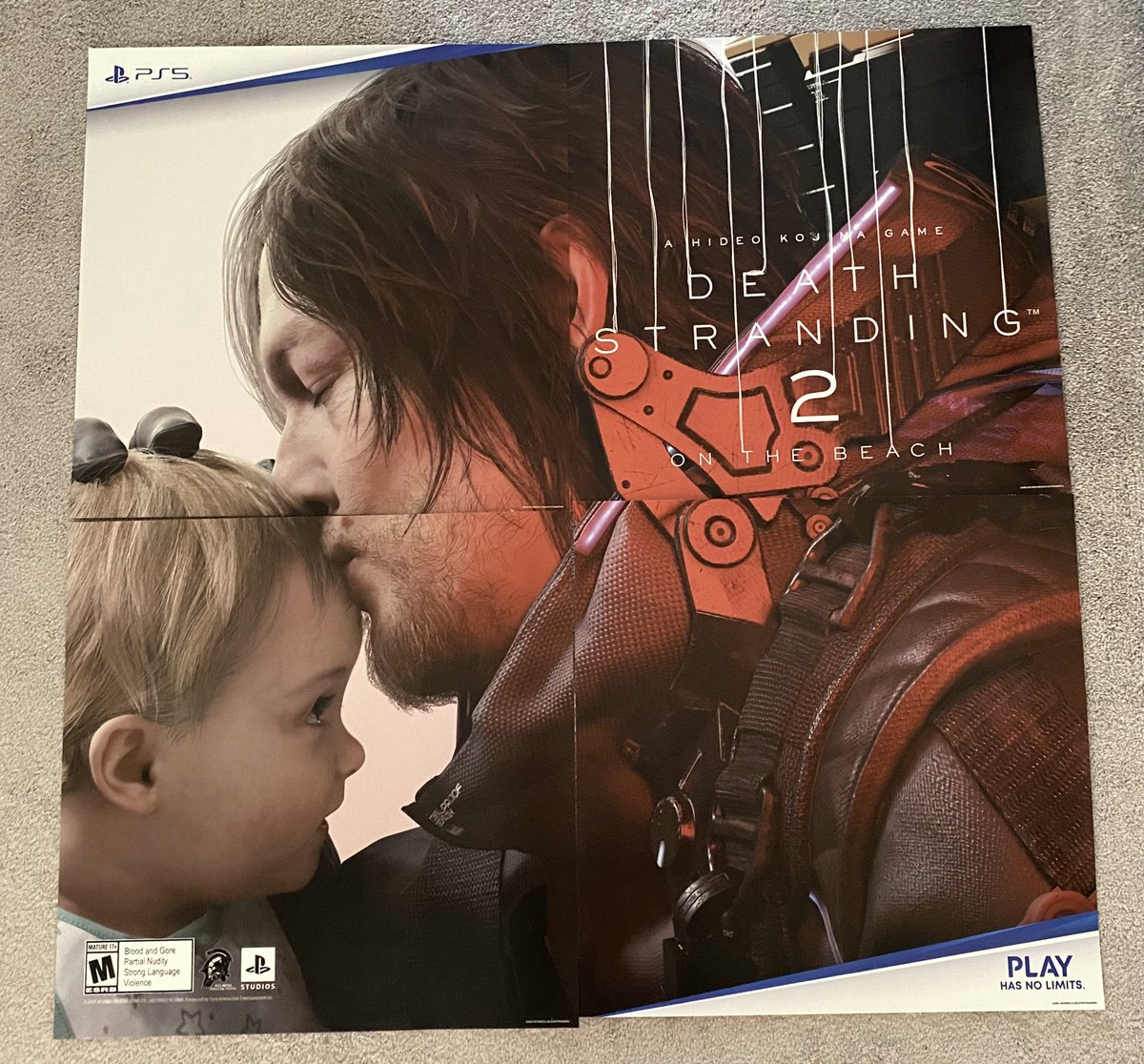 I asked my local GameStop before DS2 Released if I could have the giant 48” Poster when they were done advertising the game, they called me today and I got to go pick them up, now I just have to find a big enough frame for it all! 🥹❤️
#DeathStranding #DeathStranding2OnTheBeach
