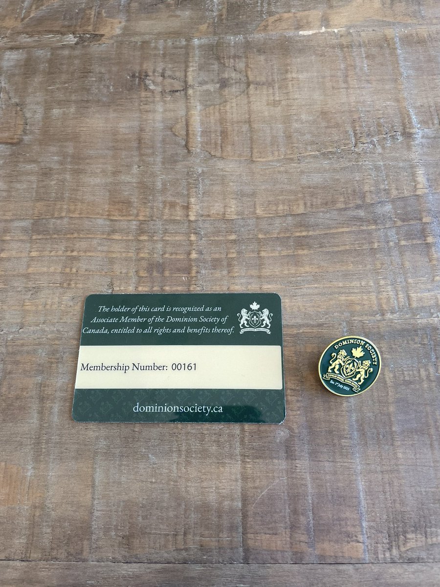 Butler’s Ranger (@butlersranger) on Twitter photo Stoked to have my Dominion Society membership in hand. Number 161, not bad!
Looking forward to getting more involved locally
<a href="/DominionSoc/">Dominion Society of Canada</a> <a href="/DanielTyrie/">Daniel Tyrie</a> Stoked to have my Dominion Society membership in hand. Number 161, not bad!
Looking forward to getting more involved locally
<a href="/DominionSoc/">Dominion Society of Canada</a> <a href="/DanielTyrie/">Daniel Tyrie</a>