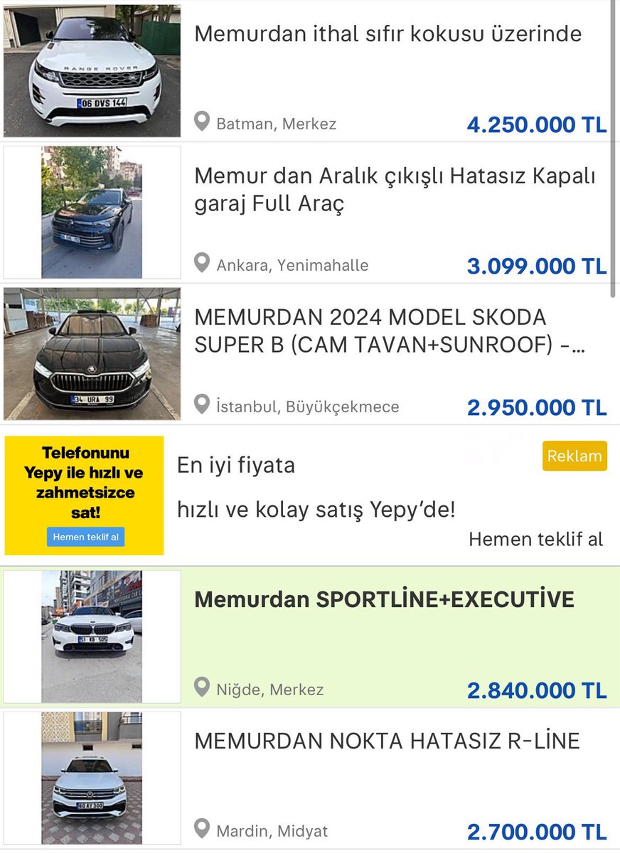 Memurlar tarafından yapılan kamu işçisi çok maaş alıyor algısı yüzünden devlet teklifini %16 dan 11 e düşürdü.

Bütçenin %30 u Memur maaşlarına gidiyor. Memura sıfır zam yapılsın. 
Memur sayısı yarıya düşürülsün.
#MemuraKepçeyleİşçiyeKaşıkla