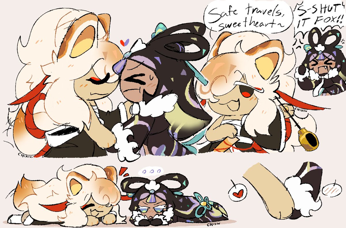 a manjagae sketch page ❤️💜 #cookierunkingdom