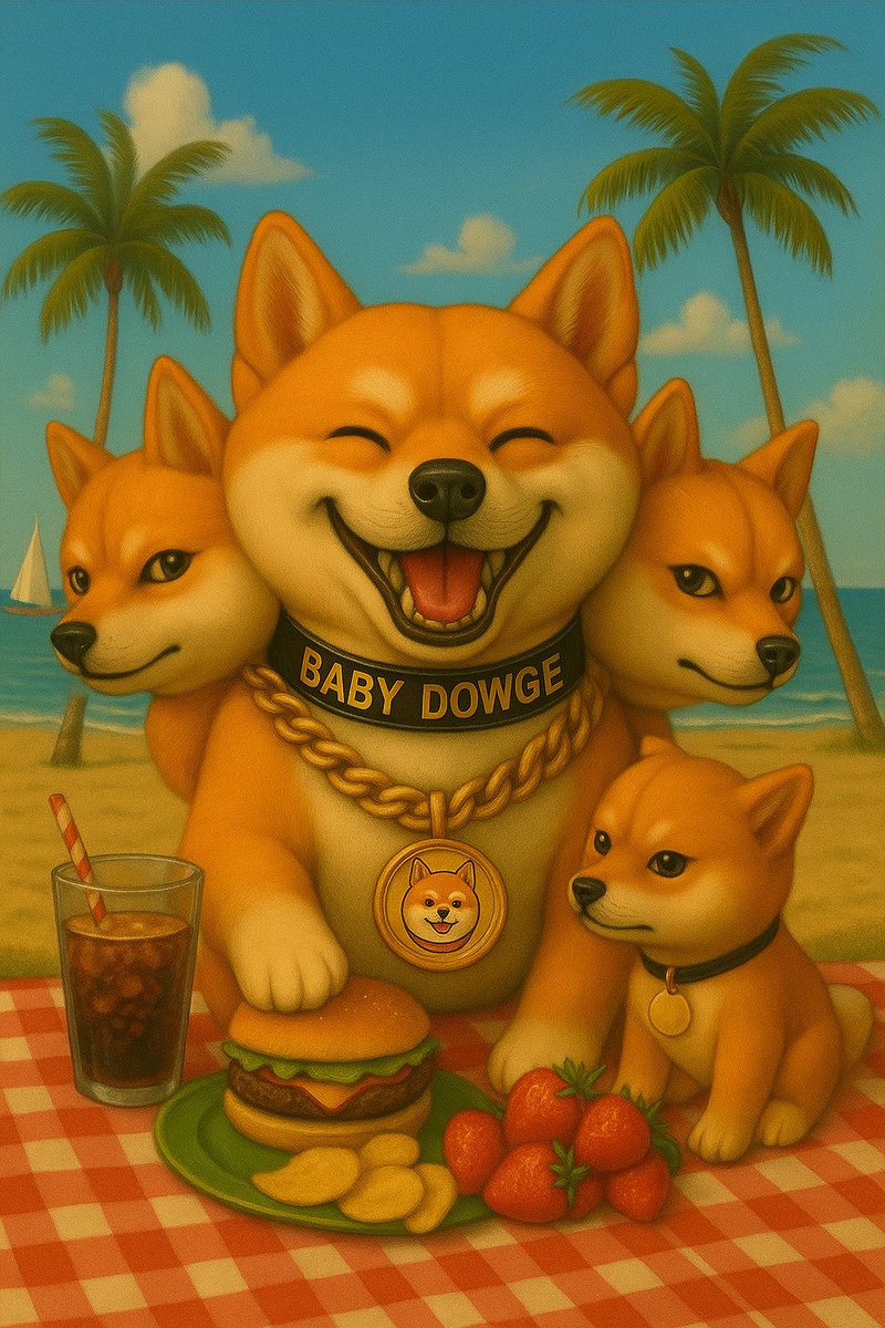 ❇️🔺️Baby DOWGE (@babydowge) on Twitter photo Chillin’ at the beach today with my pal Baby Doge 🏖️
He goes:
“Fun fact — me and my daddy hit ATHs of $88B and $1B MCs…
But we had no mission.”
Then he looks at me and says:
“You and Daddy Dowge <a href="/DJI6930/">Dowge</a> ? 3 heads… and a purpose.
You might just be the next level of us.”  wooof Chillin’ at the beach today with my pal Baby Doge 🏖️
He goes:
“Fun fact — me and my daddy hit ATHs of $88B and $1B MCs…
But we had no mission.”
Then he looks at me and says:
“You and Daddy Dowge <a href="/DJI6930/">Dowge</a> ? 3 heads… and a purpose.
You might just be the next level of us.”  wooof