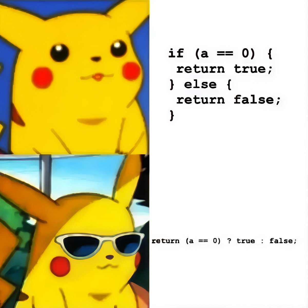 lingodotdev's tweet image. The ternary operator is very cool 😎👌