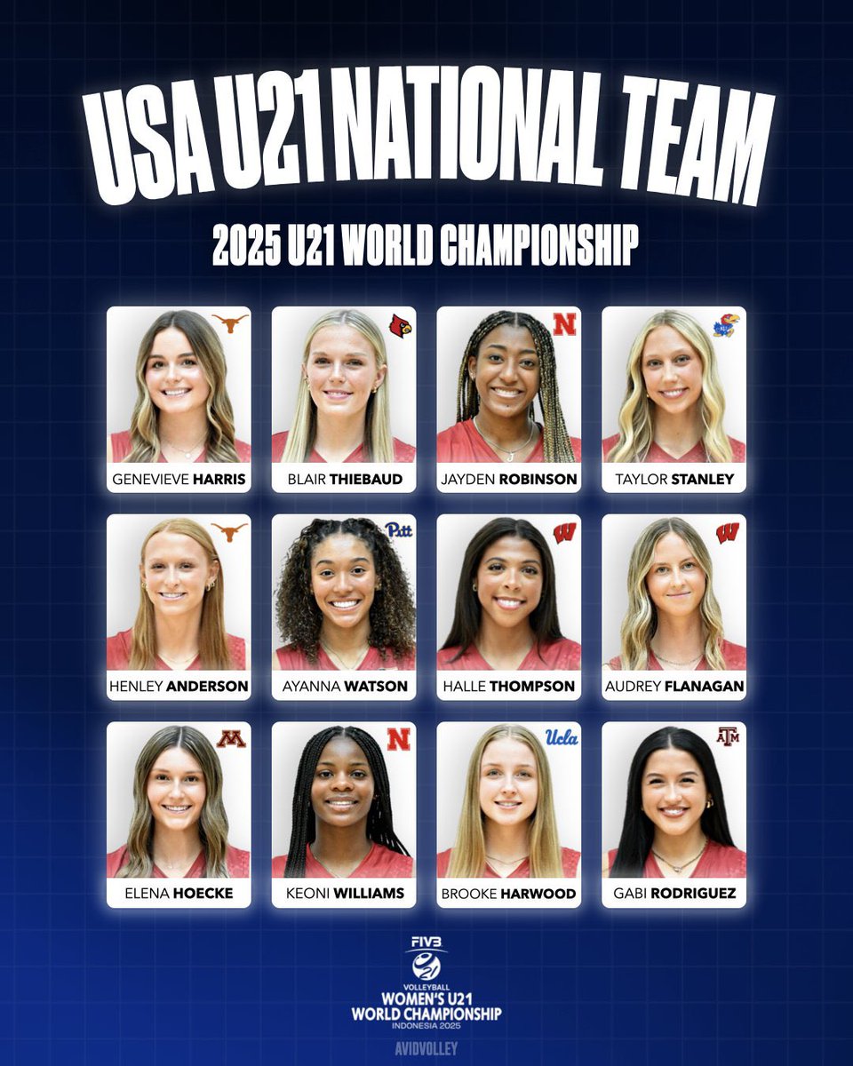 Jayden Robinson 2026 (@jaydenr2026) on Twitter photo Extremely blessed to represent ๐บ๐ธ again! Letโs goooooooo <a href="/usavolleyball/">USA Volleyball</a> @RidgePointVB <a href="/RPHS_Panthers10/">Ridge Point High School</a> <a href="/sushiskers/">sasha เฑจเง</a> <a href="/HuskerVB/">Nebraska Volleyball</a> <a href="/vypehouston/">VYPE Houston</a> <a href="/PrepVolleyball/">PrepVolleyball.com</a> <a href="/AvidVolley/">Avid</a> <a href="/VBAdrenaline/">VB Adrenaline</a> <a href="/Lincoln_VB/">Lincoln Arneal</a> <a href="/Abby_Barmore/">Abby Barmore</a> <a href="/FBISDAthletics/">Fort Bend ISD Athletics</a> <a href="/LilRedVolley/">Lilโ Red Volleyball</a> <a href="/vball_fan_/">Volleyball Fan โจ๐๐</a> Extremely blessed to represent ๐บ๐ธ again! Letโs goooooooo <a href="/usavolleyball/">USA Volleyball</a> @RidgePointVB <a href="/RPHS_Panthers10/">Ridge Point High School</a> <a href="/sushiskers/">sasha เฑจเง</a> <a href="/HuskerVB/">Nebraska Volleyball</a> <a href="/vypehouston/">VYPE Houston</a> <a href="/PrepVolleyball/">PrepVolleyball.com</a> <a href="/AvidVolley/">Avid</a> <a href="/VBAdrenaline/">VB Adrenaline</a> <a href="/Lincoln_VB/">Lincoln Arneal</a> <a href="/Abby_Barmore/">Abby Barmore</a> <a href="/FBISDAthletics/">Fort Bend ISD Athletics</a> <a href="/LilRedVolley/">Lilโ Red Volleyball</a> <a href="/vball_fan_/">Volleyball Fan โจ๐๐</a>