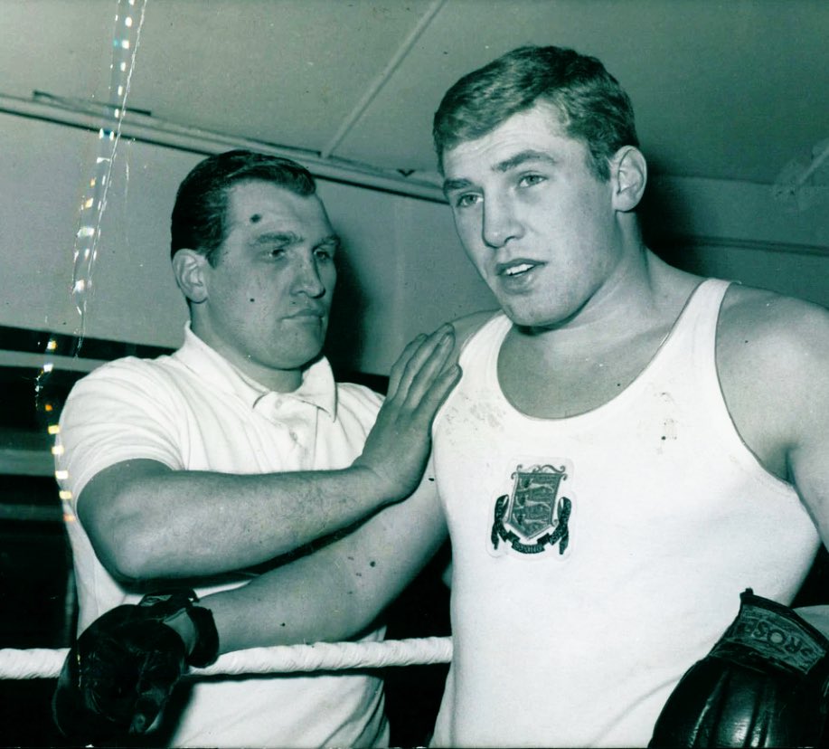 Billy Walker aka “The Golden Boy” is pictured during his esteemed amateur career with older brother and fellow pugilist George.