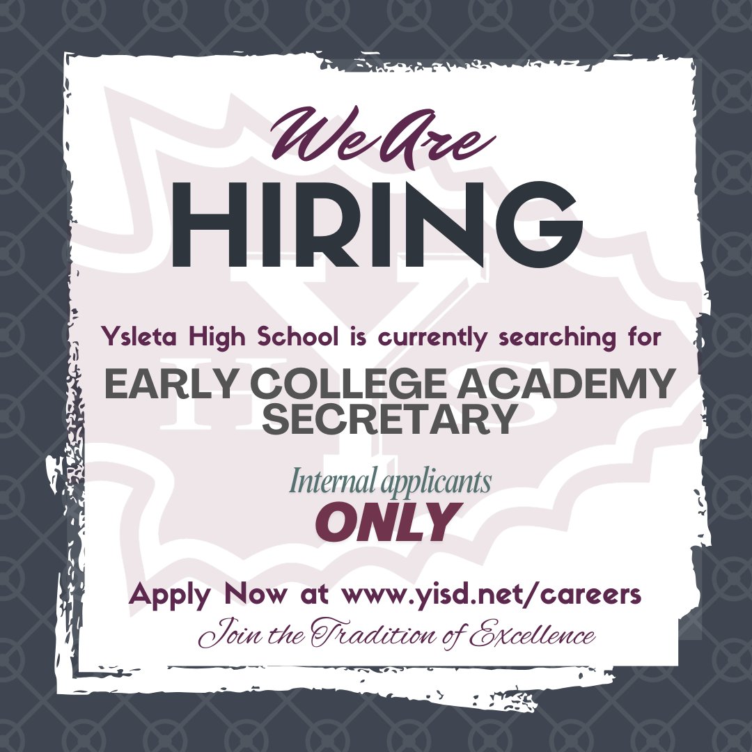Ysleta HS tweet media