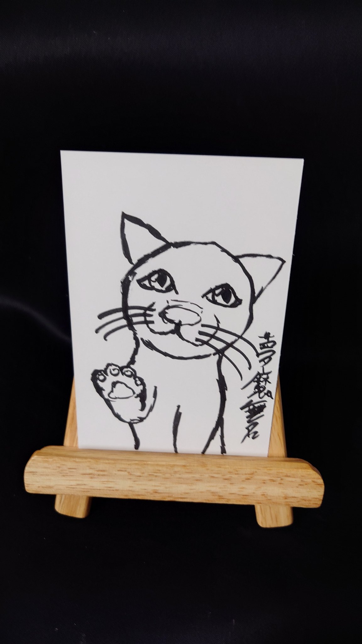 原画/イラスト/ストリートアート/現代アート/ペン画/ WINE CAT 猫 私のペットの絵 Paint Your Pet! – Artbar Tokyo – Paint and