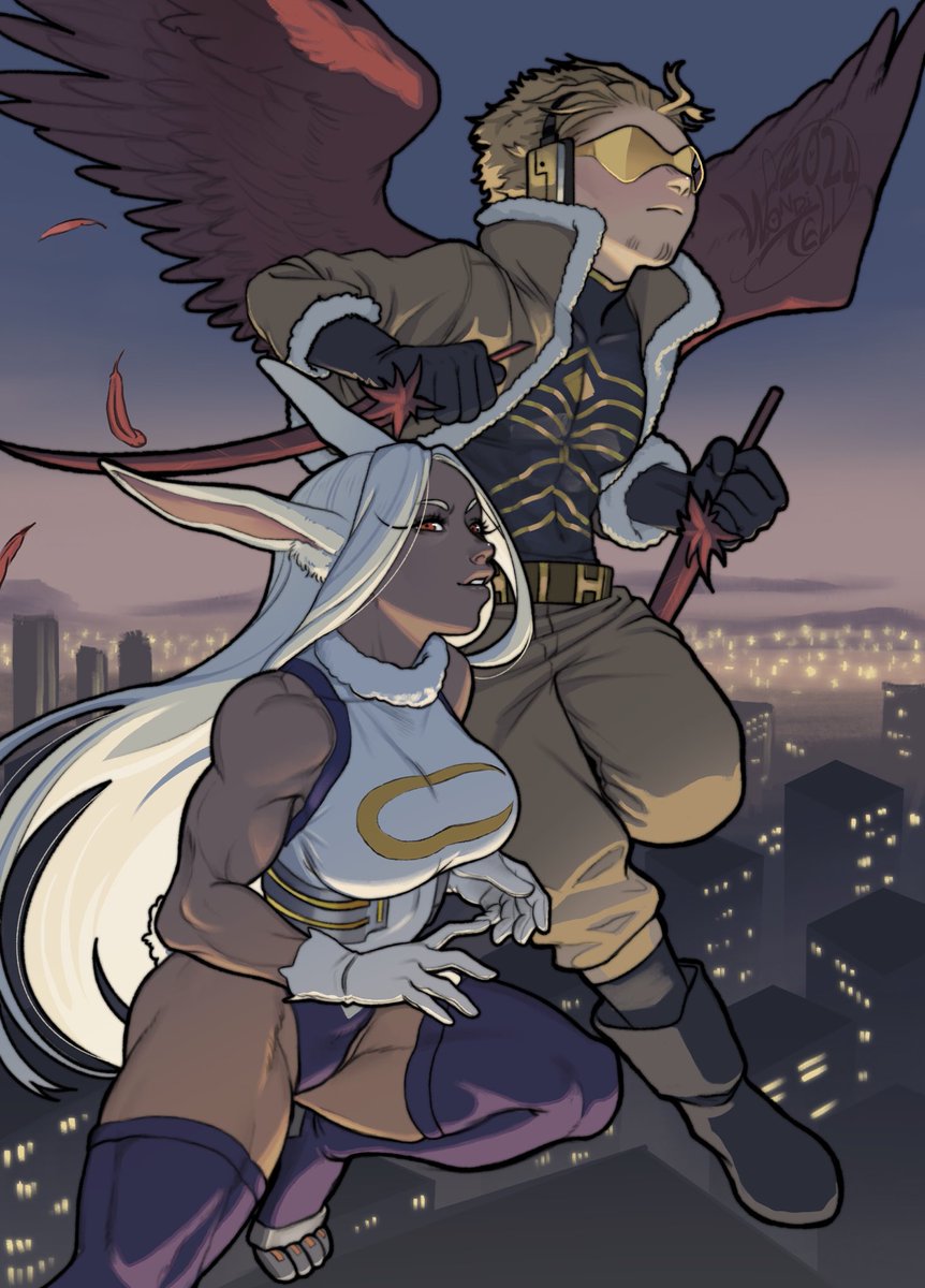 Illustrations for Hawks Zine 
#Hawks #Mirko