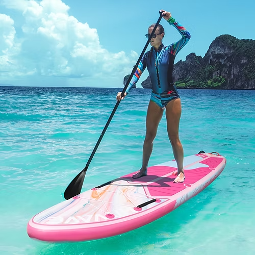 besthealthwell's tweet image. 11' x 34" Inflatable Stand-Up 🧍‍♀️Paddleboard offers a smooth, stable ride for cruising, yoga, or fishing. Heavy-duty, wide design = less wobble!🧘‍♀️

Get it at:

bestofthebesthealthwellness.com/product-page/1…

 #inflatableSUP #SUPadventures #waterbalance #supgear #aquafitness #BestoftheBestHealthWellness