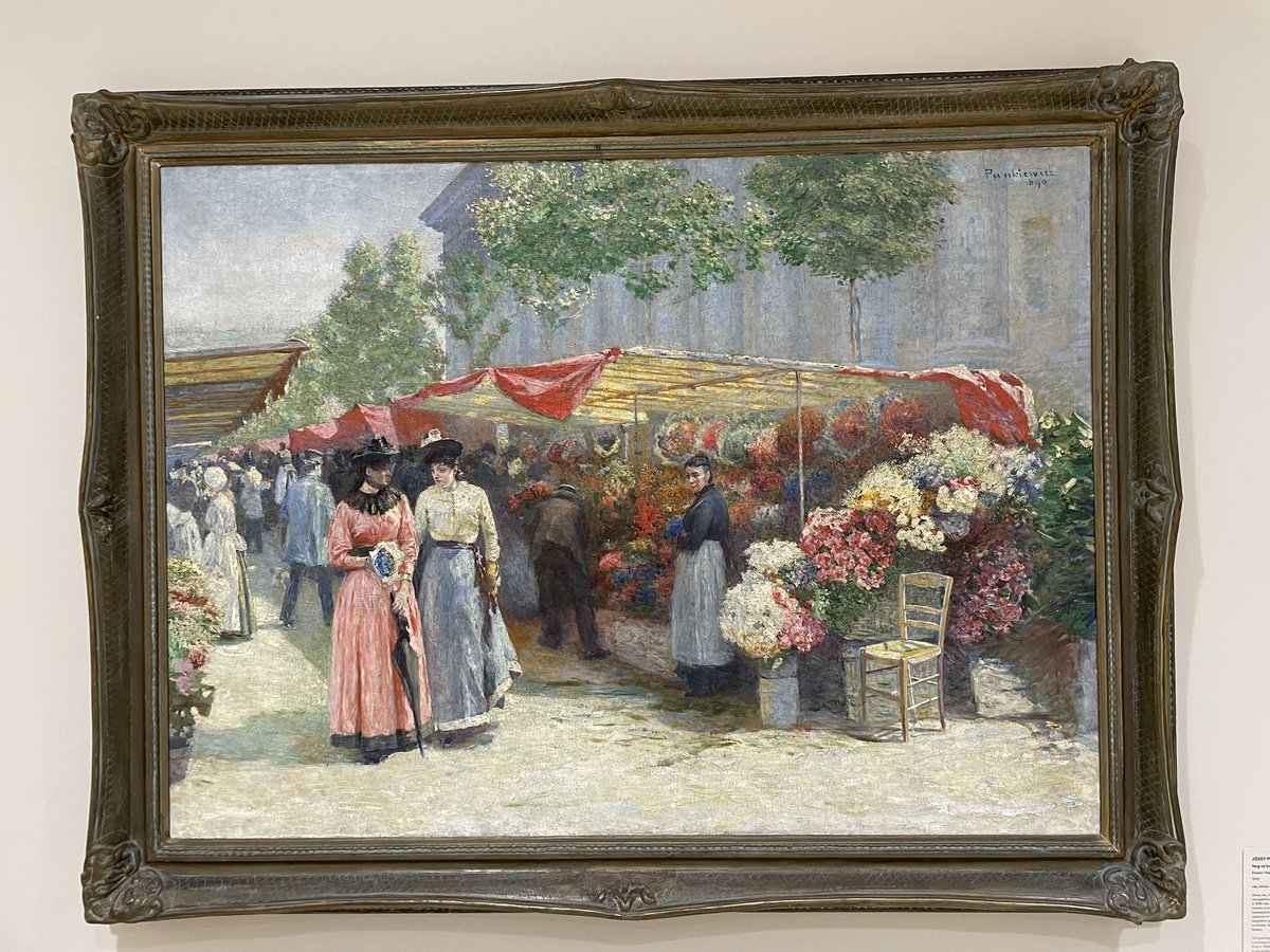 VITO75017's tweet image. Le marché aux fleurs devant l&apos;église de la Madeleine .
Œuvre de Josef Pankiewicz (1890)
Musée National de Poznan.
#Pologne