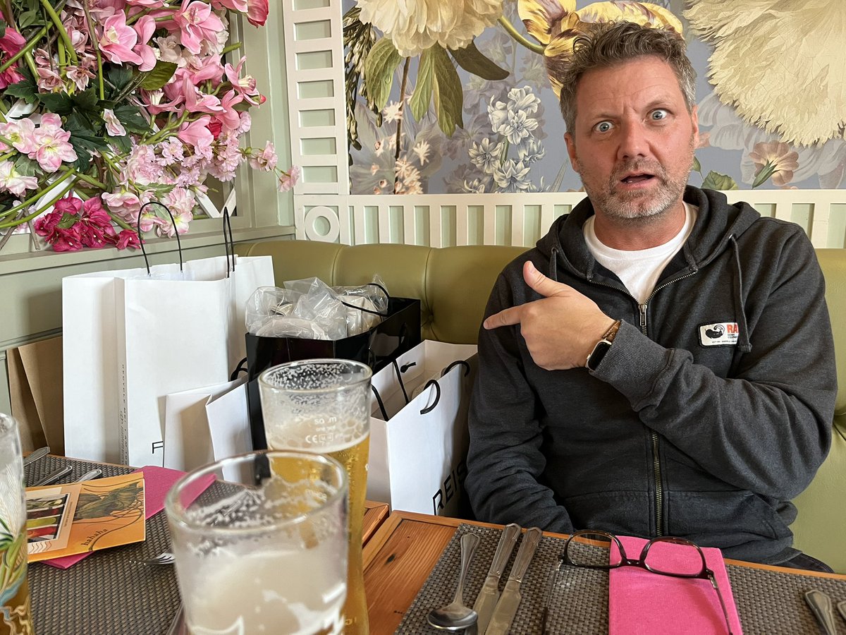 Got hubby to spend money on clothes. This won’t happen again for 5 years so making note!