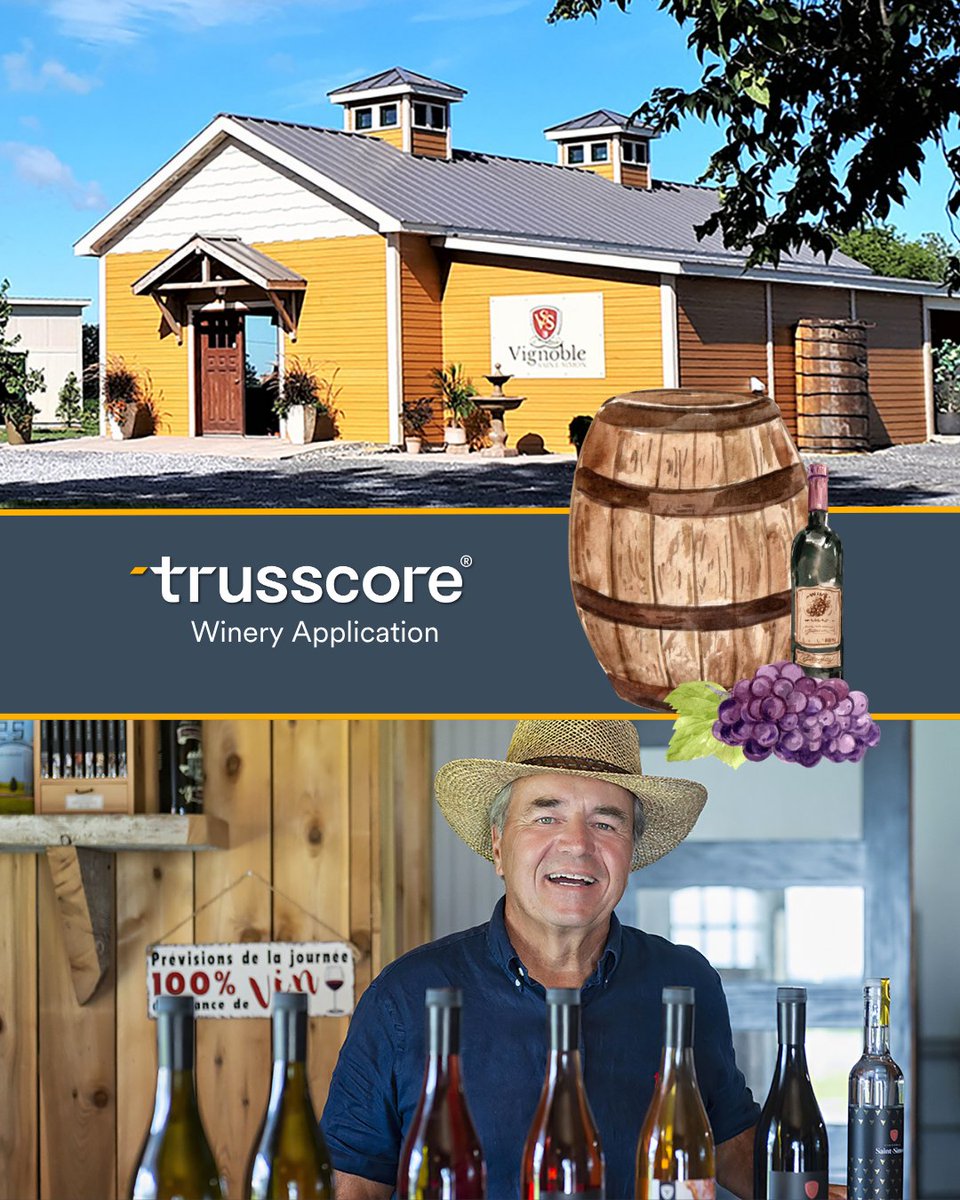 Good taste doesn’t stop at the bottle. 🍷

Vignoble Saint-Simon Vineyard needed walls that could handle humidity, daily washdowns, and still look sharp — so they lined the space with <a href="/trusscore/">Trusscore</a>.

🔗 Read the full #CustomerStory here: bit.ly/45tXxG0