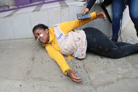 To Catherine Wanjeri Kariuki, a journalist for K24TV shot in the thigh while covering #RejectFinanceBill2024 protests in Nakuru town on July 16, 2024: your courage as a journalist exposed truth and injustice

She was wearing press gear—yet suffered harm for doing her job

We