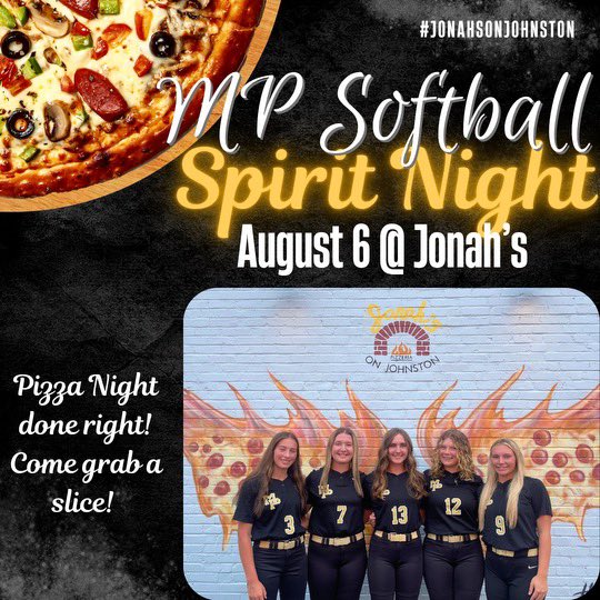 Don’t cook supper on Wednesday!! Come out to Jonah’s to support the Bulldogs!!