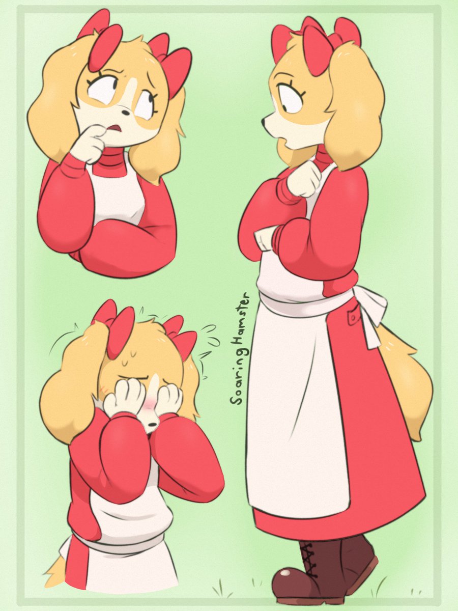 Haven't drawn her in a while #furry