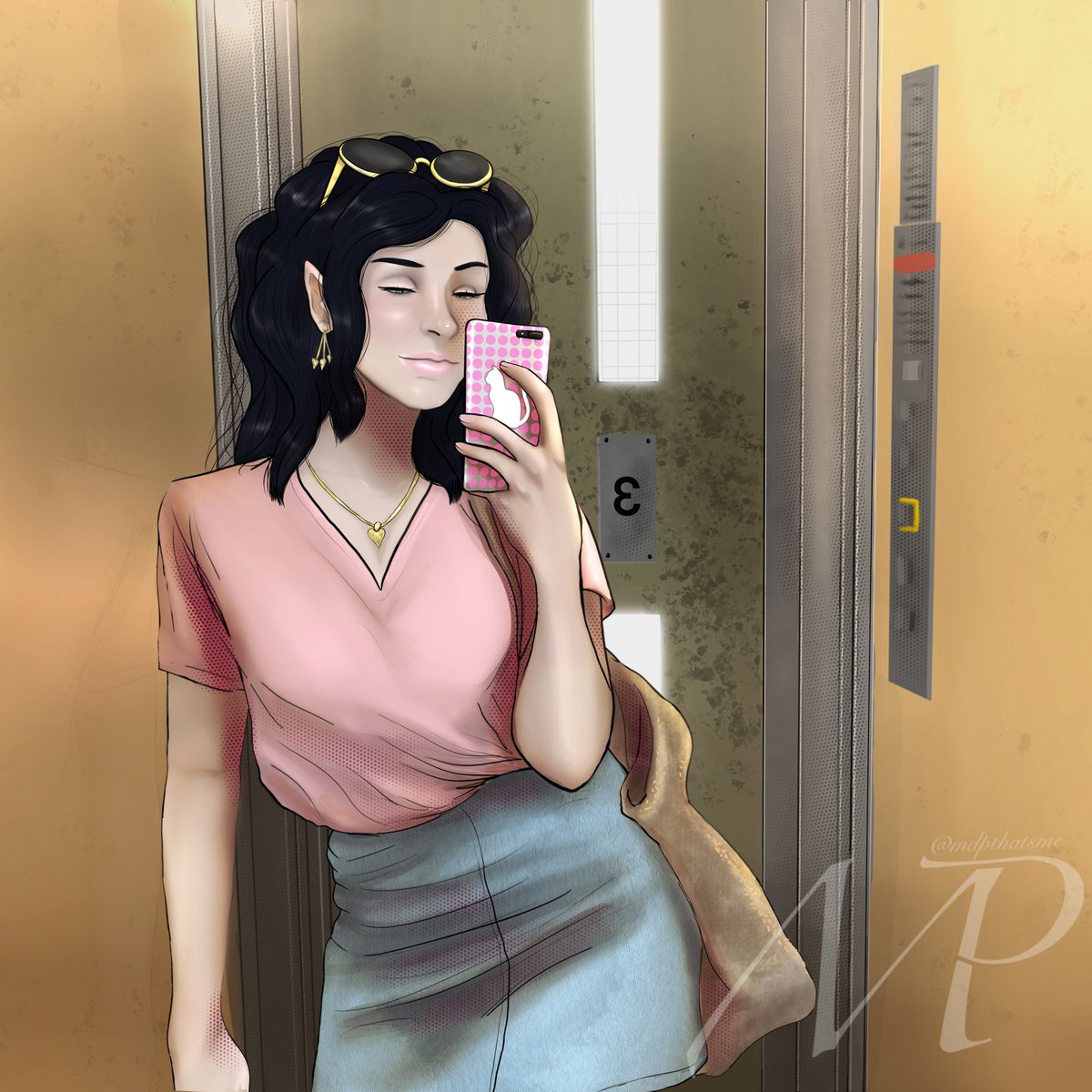 Miss Delaina going with the girls for brunch, shopping, and good gossip 😘