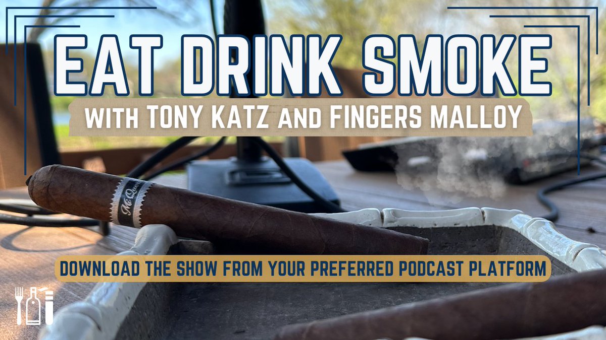 This week's Eat Drink Smoke with <a href="/tonykatz/">Tony Katz</a> and <a href="/FingersMalloy/">Fingers Malloy</a> hits podcast platforms tomorrow morning. 

Catch up on any episodes you may have missed on your favorite podcast platform.

Be sure to subscribe! It's FREE!
open.spotify.com/show/6Qf6qSmnp…