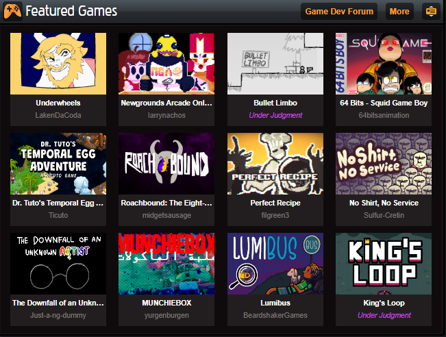 Ticuto (@ticutogame) on Twitter photo omg we're in the featured games section. crying, screaming, throwing up 😯😯😯😯 <a href="/Newgrounds/">Newgrounds.com</a> omg we're in the featured games section. crying, screaming, throwing up 😯😯😯😯 <a href="/Newgrounds/">Newgrounds.com</a>
