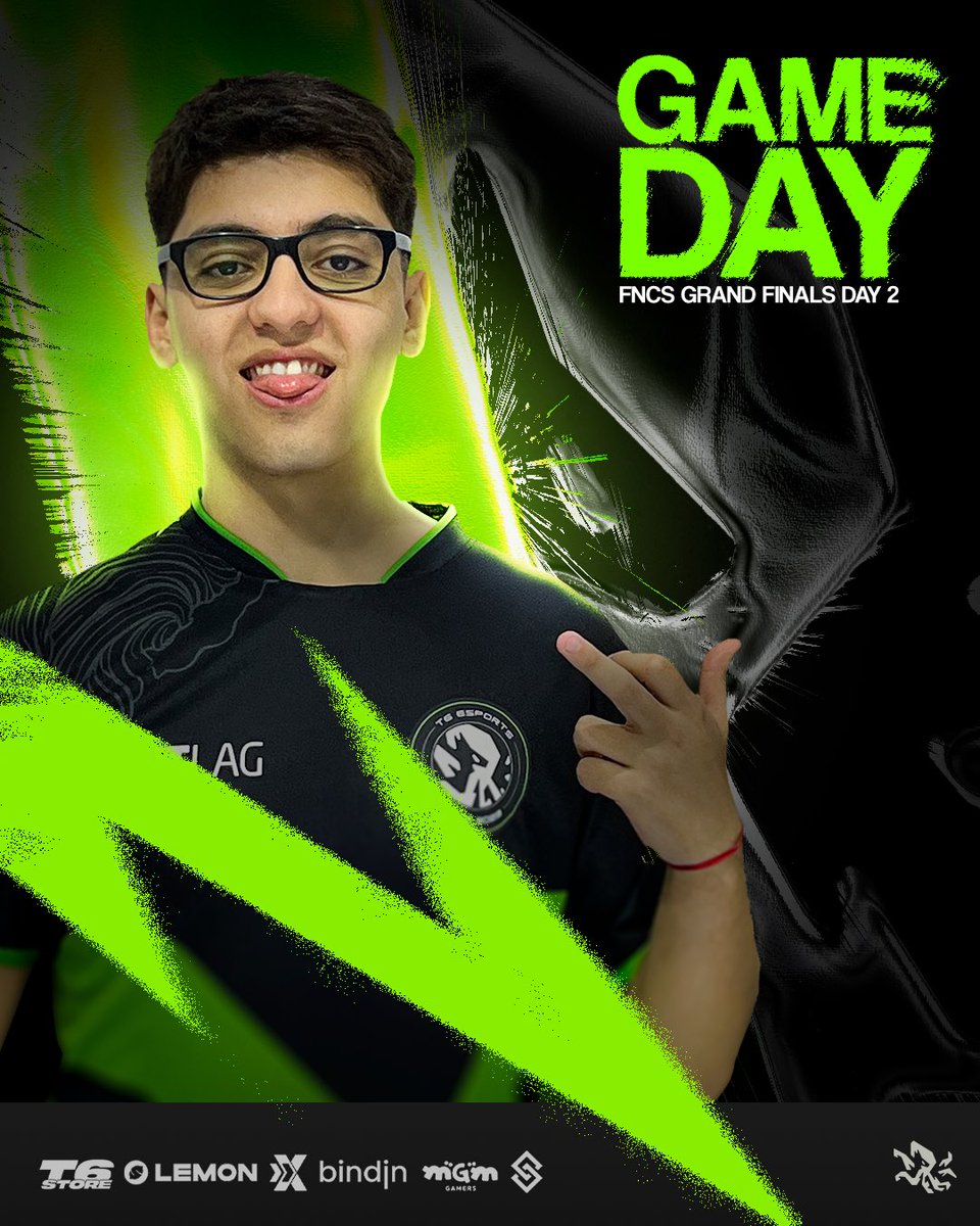 T6 ESPORTS (@t6esportss) on Twitter photo 🏆 DAY 2 | FNCS GRAND FINALS 🏆
Hoy es el gran día, nuestros pulpos van con todo en busca del pase a LYON 🐙🇫🇷
Estaremos acompañandolos en el canal de <a href="/palerkuma/">T6 Palermo</a> , les deseamos mucho éxito muchachos 🫡
📺: kick.com/palermo
⏰: 18:00 HS 🇦🇷
#WeAreT6 #GoT6 💚🖤 🏆 DAY 2 | FNCS GRAND FINALS 🏆
Hoy es el gran día, nuestros pulpos van con todo en busca del pase a LYON 🐙🇫🇷
Estaremos acompañandolos en el canal de <a href="/palerkuma/">T6 Palermo</a> , les deseamos mucho éxito muchachos 🫡
📺: kick.com/palermo
⏰: 18:00 HS 🇦🇷
#WeAreT6 #GoT6 💚🖤