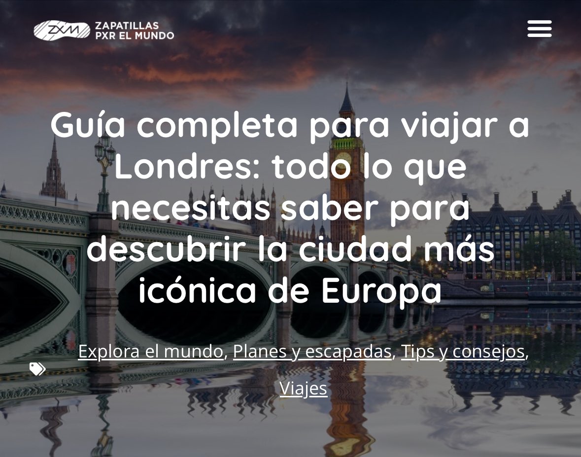 Nuevo en el #blog de #ZapatillasPorElMundo 

Planes y escapadas con una guía completa para descubrir Londres.

zapatillasporelmundo.com/planes-y-escap…