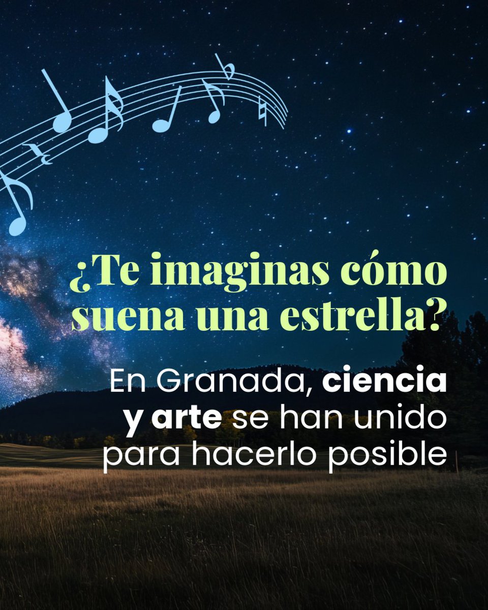 Junta de Andalucía (@andaluciajunta) on Twitter photo ⭐Sabes cómo brilla una estrella… pero, ¿sabrías decir cómo suena?
💃🏻 Un proyecto de ciencia ciudadana ha traducido la luz de las estrellas al ritmo del flamenco.
🔝👉🏻#TalentoAndaluz ✅<a href="/UniversidadAnd/">Consejería Universidad, Investigación e Innovación</a>
ℹ️ opgob.es/156fo2 ⭐Sabes cómo brilla una estrella… pero, ¿sabrías decir cómo suena?
💃🏻 Un proyecto de ciencia ciudadana ha traducido la luz de las estrellas al ritmo del flamenco.
🔝👉🏻#TalentoAndaluz ✅<a href="/UniversidadAnd/">Consejería Universidad, Investigación e Innovación</a>
ℹ️ opgob.es/156fo2