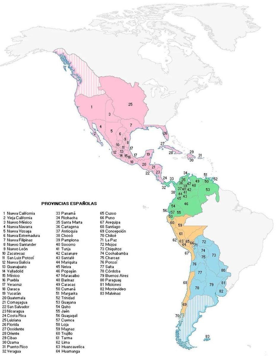 <a href="/xavierpadilla/">Xavier Padilla</a> Efectivamente una prueba concreta del legado imperial es nuestro idioma, fe mayoritaria en la religión católica y arquitectura idéntica en las 83 provincias que definieron la gobernabilidad imperial por 300 años. La hispanidad permanece con perennes cimientos indestructibles ✍🏻