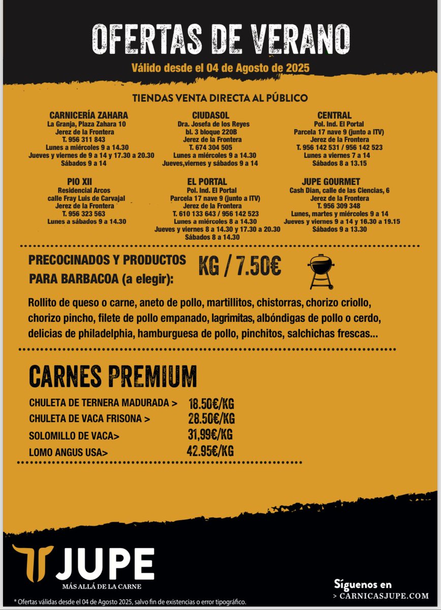 JerezJupe's tweet photo. 🗒Actualización de precios del folleto de OFERTAS
✅(4-8-25) https://t.co/TE57owDHJ7