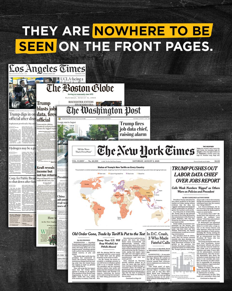 AJCGlobal's tweet photo. New images show Israeli hostages — alive, but barely.
Emaciated. Broken. Starved by Hamas.

This should be front-page news. Everywhere.

But it’s not.

Because outrage is conditional now.

If the victims don’t fit the preferred narrative, the media looks away.

This isn’t journalism. It’s moral cowardice.